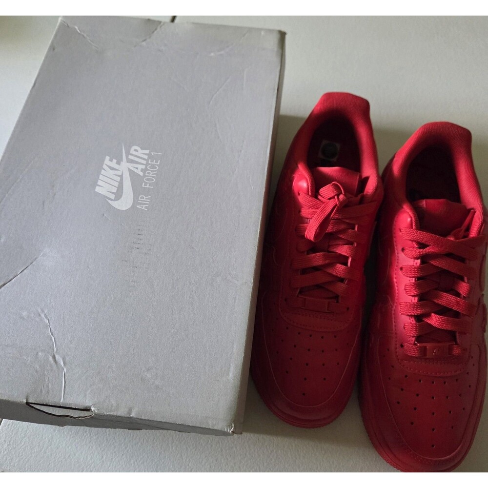 Nike Air Force 1 07 Low Valentines Day Red Roses HF2016-600 Womens Size 8
